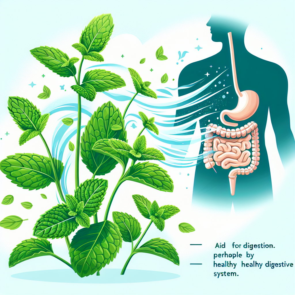 민트가 소화 개선과 상쾌한 향으로 건강에 기여하는 효과